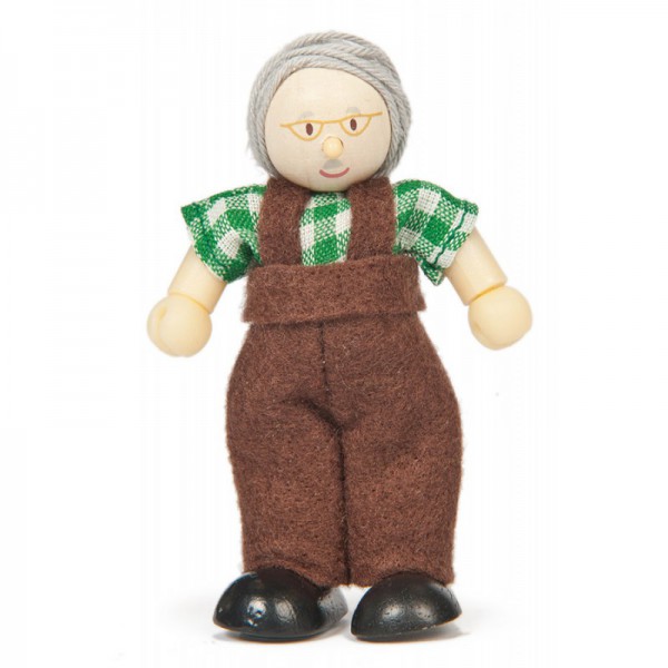 Набор кукол с одеждой - Бабушка с дедушкой, 10 см.  